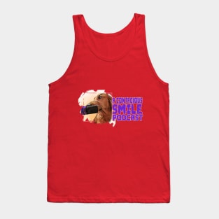 Stucco our Golden Retriever Mascot Tank Top